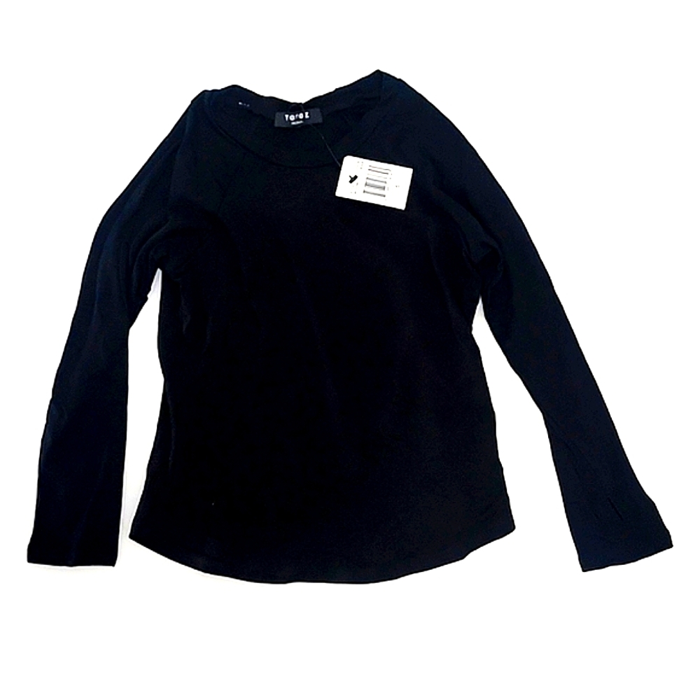 NWT Terez black longsleeve shirt